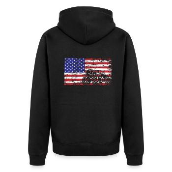 Monster Truck Adventure Horizon Cadeau - Veste à capuche bio Premium Unisexe - noir - Dos - Nico (187cm)