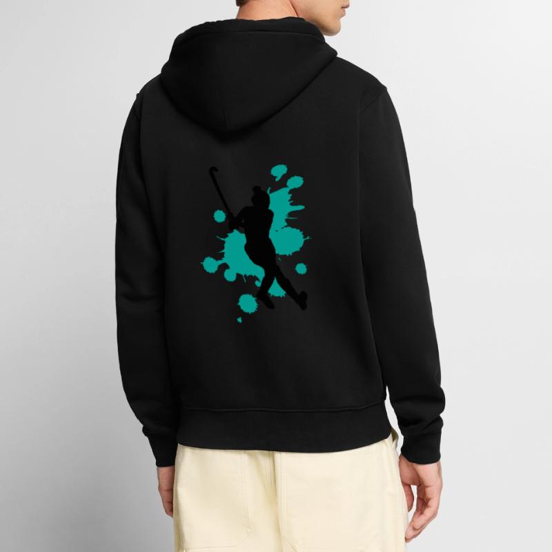 Creative Paint Splashes Art Explosion Unisex Premium Organic Zip Hoodie