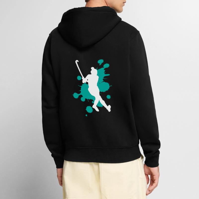 Creative Paint Splashes Art Explosion Unisex Premium Organic Zip Hoodie