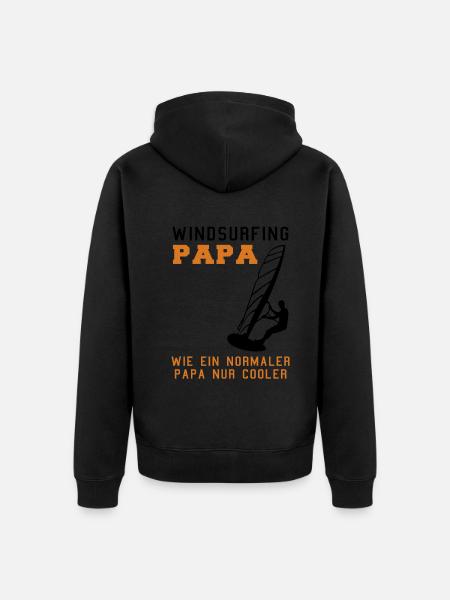 Cool windsurfing dad - Unisex Premium Organic Zip Hoodie - 