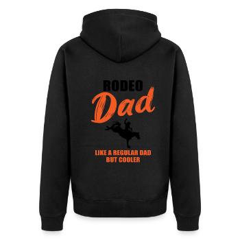 Rodeo Dad - Plus cool que le reste - Veste à capuche bio Premium Unisexe - noir - Dos - Nico (187cm)