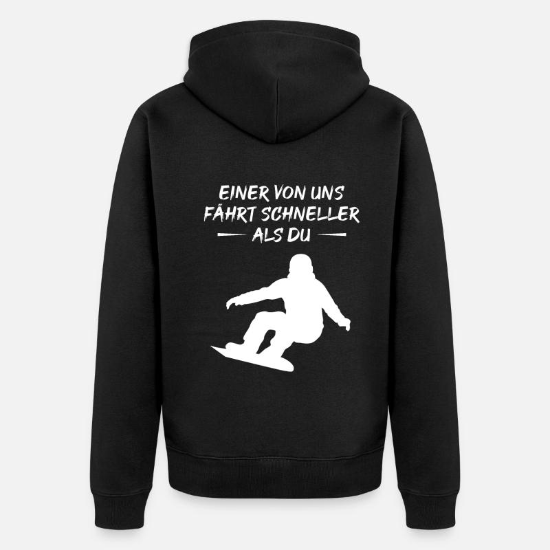 Fast Boarder - Cadeau - Veste à capuche bio Premium Unisexe - noir