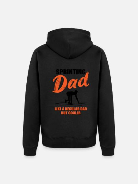 Cooler Sprinter Papa Champion - Unisex Premium Bio Zip Hoodie - 