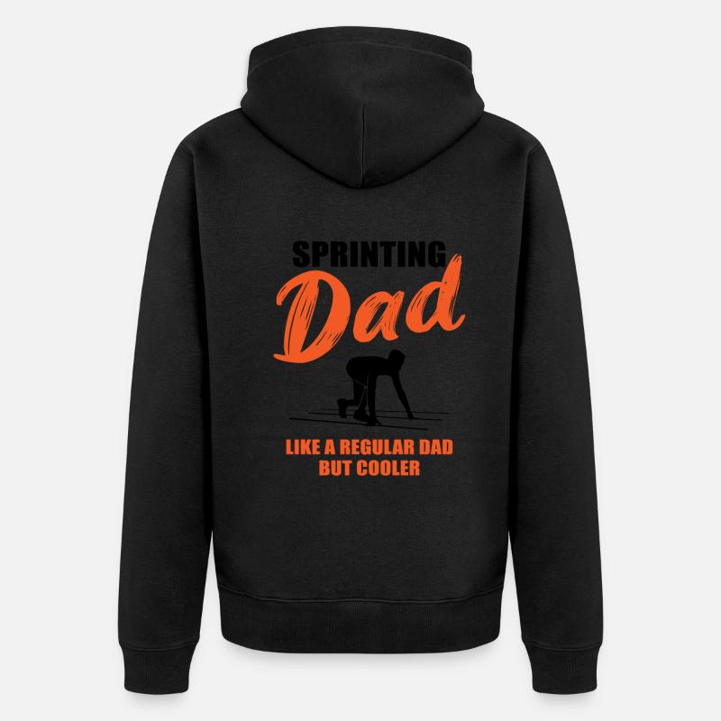 Cooler Sprinter Papa Champion - Unisex Premium Bio Zip Hoodie - undefined