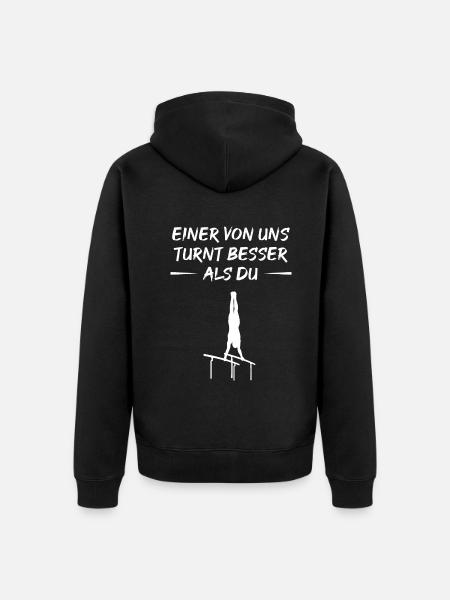Turner Domination - Gift - Unisex Premium Organic Zip Hoodie - black