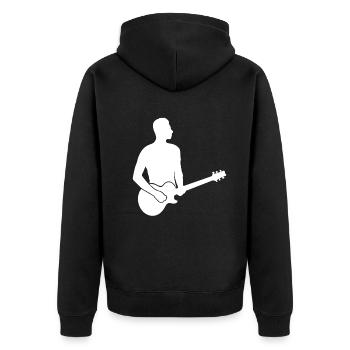 Guitarist, String Artist, Rock, Solo - Unisex Premium Organic Zip Hoodie - black - Back - Nico (187cm)