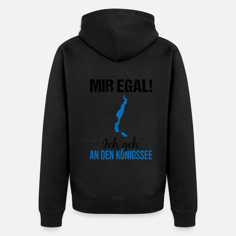 Décision Königssee - Faites-le ! - Veste à capuche bio Premium Unisexe - undefined