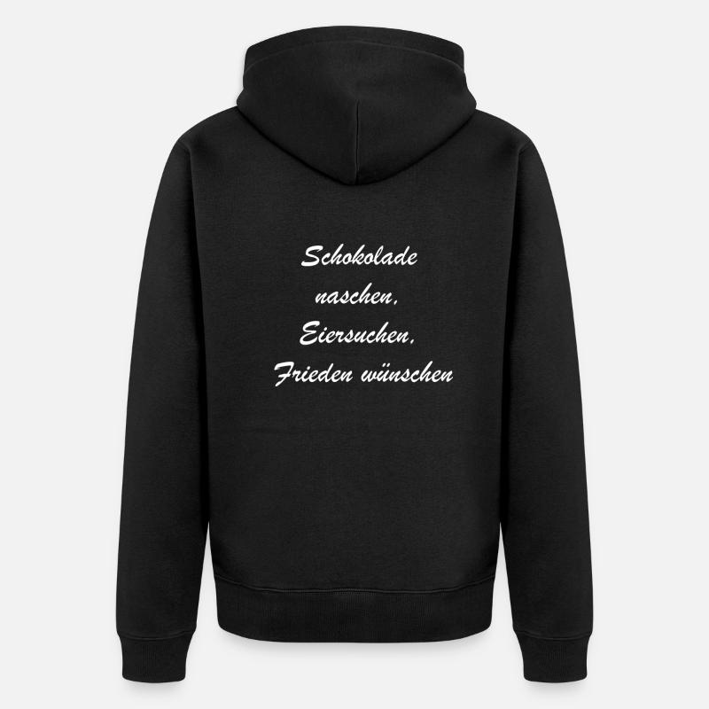 Surprise de Pâques - Veste à capuche bio Premium Unisexe - noir