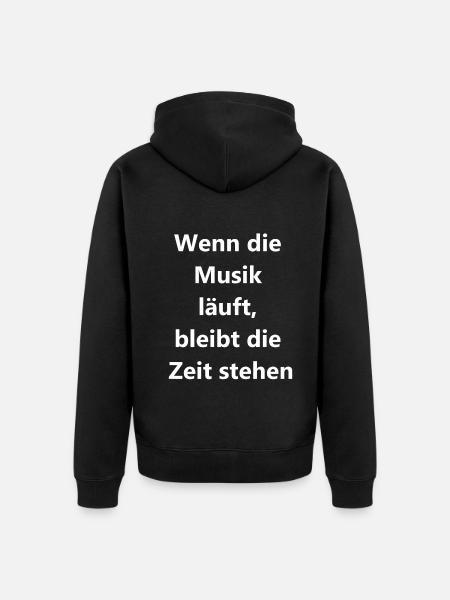 Timeless Gift - Unisex Premium Organic Zip Hoodie - black