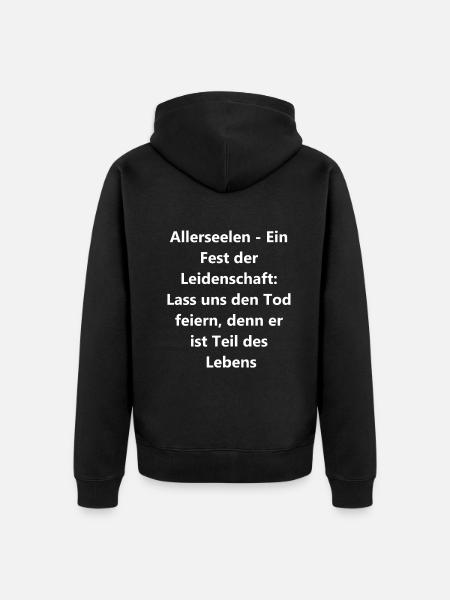 Commemorative gift idea - Unisex Premium Organic Zip Hoodie - black
