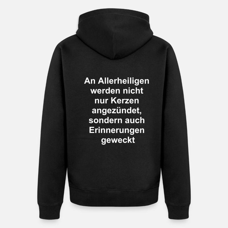 Cadeau design - Veste à capuche bio Premium Unisexe - noir