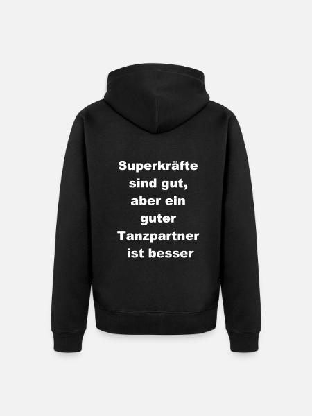 Funny Dancing Gift - Unisex Premium Organic Zip Hoodie - black