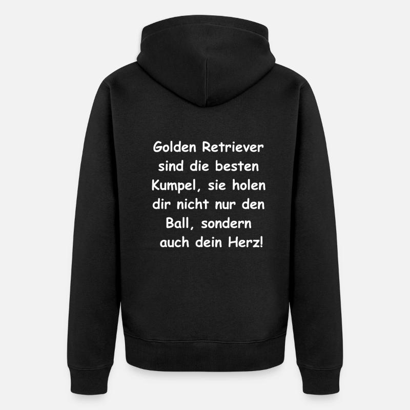 Cadeau de copain - Veste à capuche bio Premium Unisexe - noir