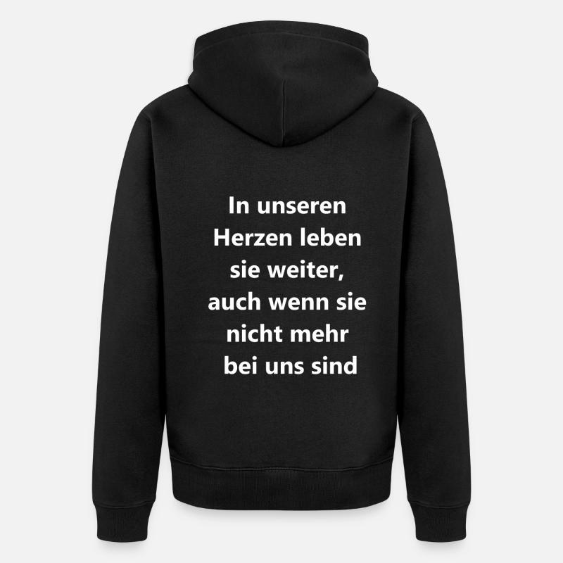 Cadeau souvenir inoubliable - Veste à capuche bio Premium Unisexe - noir