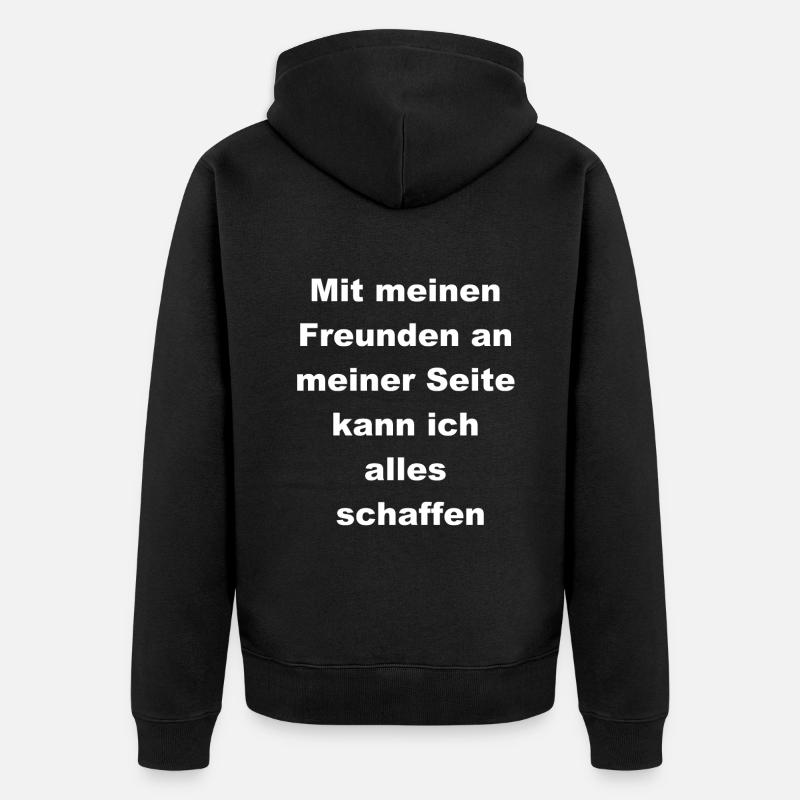 Cadeau super sympa - Veste à capuche bio Premium Unisexe - noir