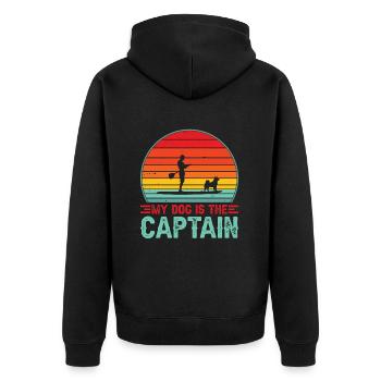 Stand Up Paddle avec chien Sun SUP cadeau - Veste à capuche bio Premium Unisexe - noir - Dos - Nico (187cm)