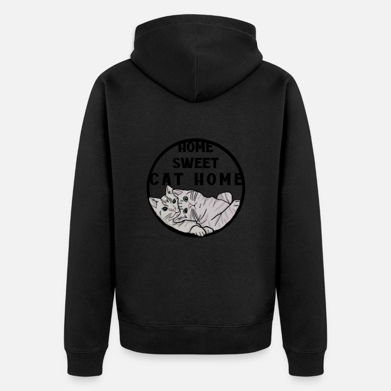 Chats maison chat maison - Veste à capuche bio Premium Unisexe - undefined