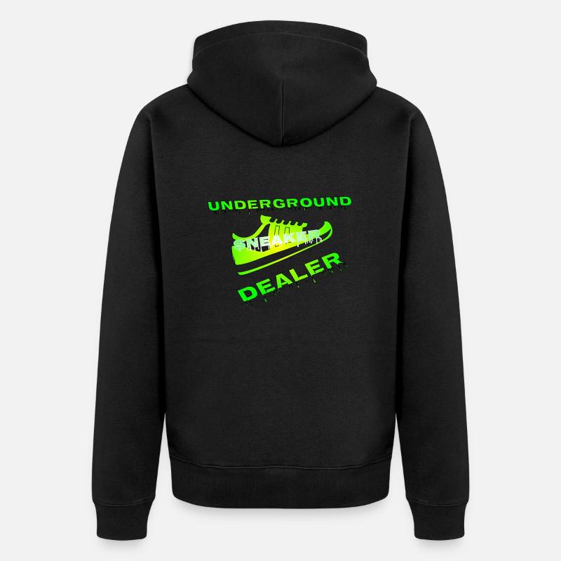 vendeur de chaussures - Veste à capuche bio Premium Unisexe - noir