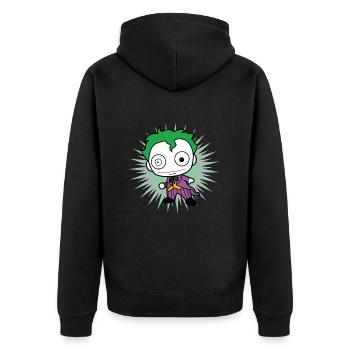 DC Comics Originals Le Joker Chibi - Veste à capuche bio Premium Unisexe - noir - Dos - Nico (187cm)