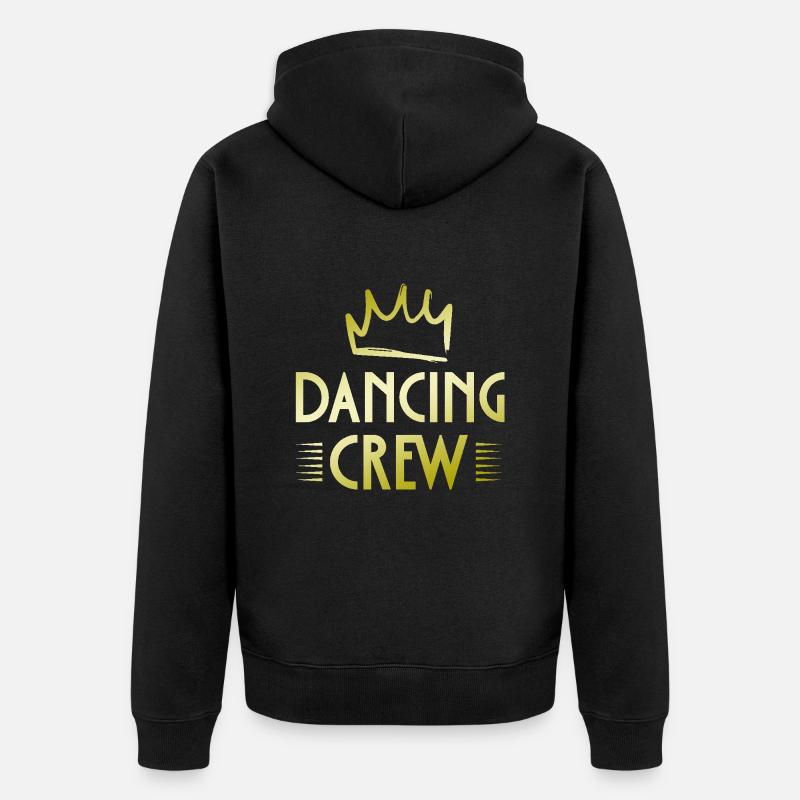 Équipe de danse - Veste à capuche bio Premium Unisexe - noir