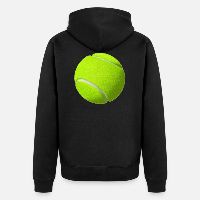Tennis - Veste à capuche bio Premium Unisexe - noir
