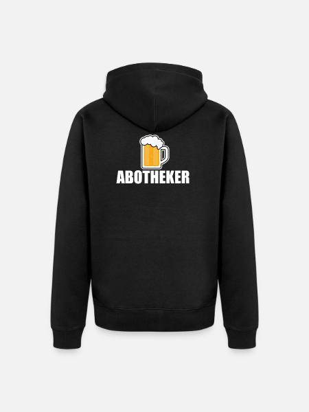 Abotheker - Unisex Premium Bio Zip Hoodie - Schwarz