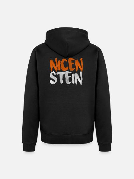 Nicenstein - Unisex Premium Bio Zip Hoodie - Schwarz