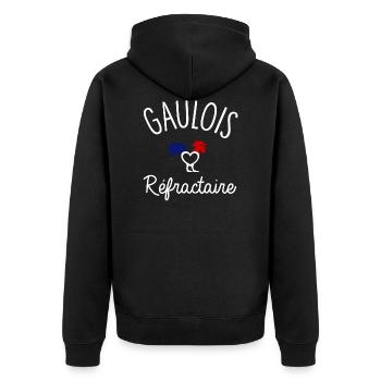 4ECF5DB5 659A 431C BDDC 5A415780D08F - Veste à capuche bio Premium Unisexe - noir - Dos - Nico (187cm)