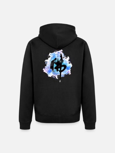 Buddhism - Unisex Premium Organic Zip Hoodie - black