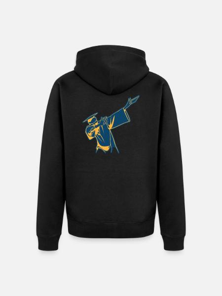 Grad DAB - Unisex Premium Bio Zip Hoodie - Schwarz