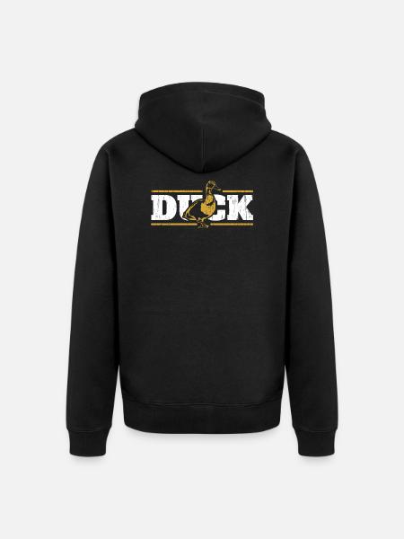 Ente - Unisex Premium Organic Zip Hoodie - black