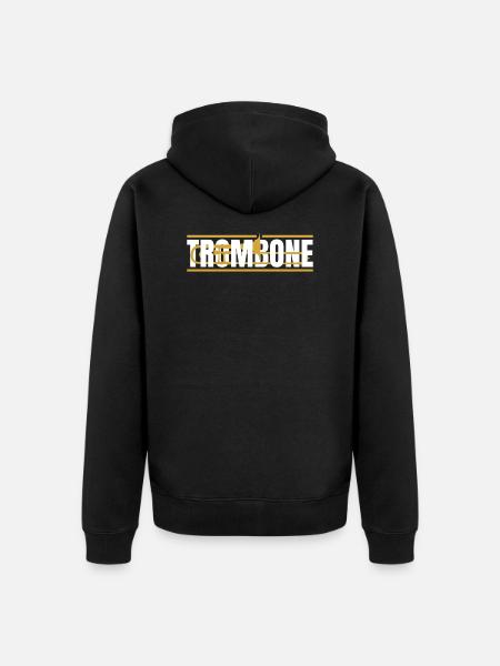 trombone - Veste à capuche bio Premium Unisexe - noir