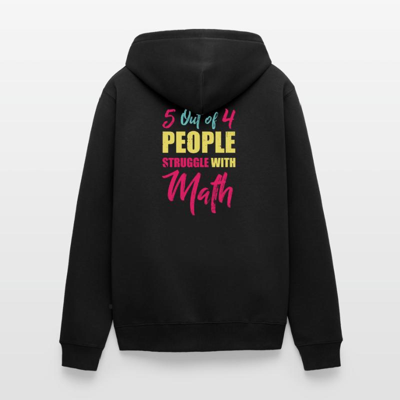Math hate Unisex Premium Organic Zip Hoodie