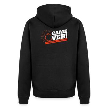 avant - Veste à capuche bio Premium Unisexe - noir - Dos - Nico (187cm)