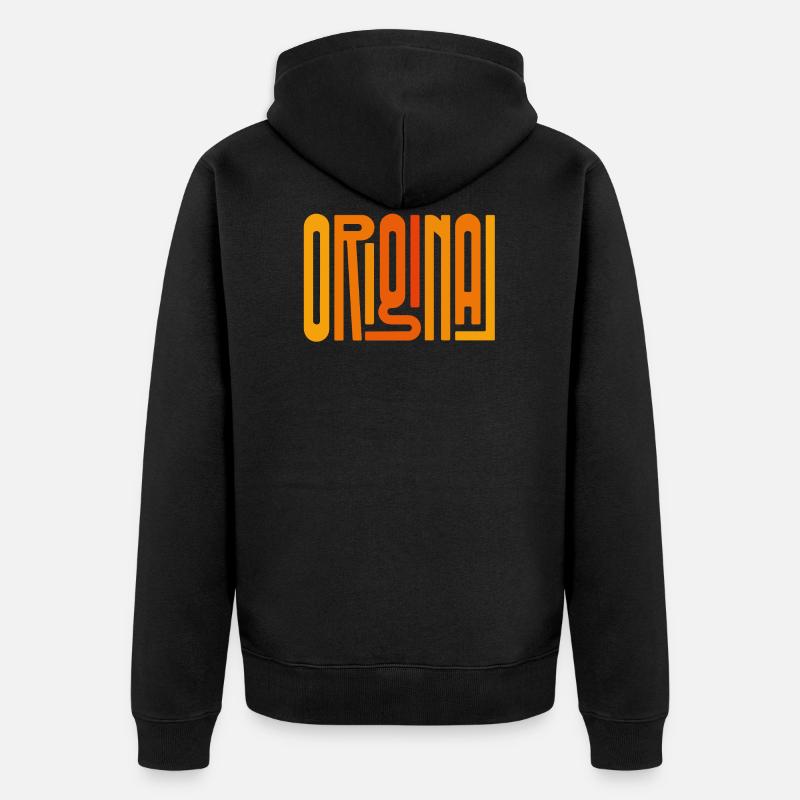 original - Veste à capuche bio Premium Unisexe - noir