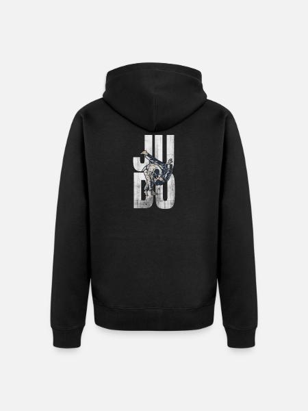 Judo - Veste à capuche bio Premium Unisexe - noir