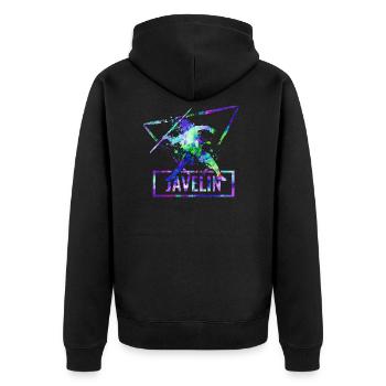 Lancer des lances - Veste à capuche bio Premium Unisexe - noir - Dos - Nico (187cm)