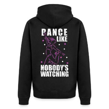 Danse GymTrainer - Veste à capuche bio Premium Unisexe - noir - Dos - Nico (187cm)