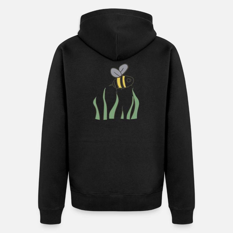 environnement des abeilles - Veste à capuche bio Premium Unisexe - noir