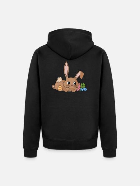 Dreaming kreskówki Zajączek - Ekologisk premiumluvjack unisex - svart
