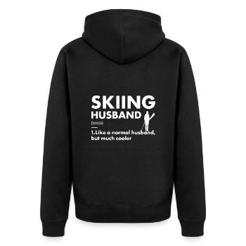 Sport Mari Ski - Veste à capuche bio Premium Unisexe - noir - Dos - Nico (187cm)