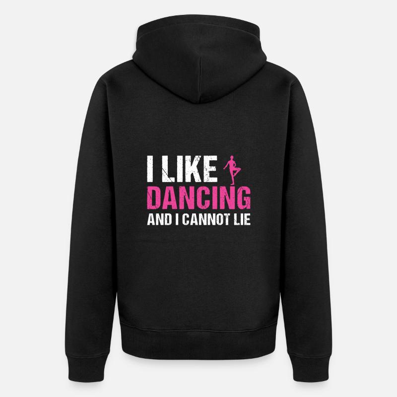 Danseuse J’aime danser - Veste à capuche bio Premium Unisexe - noir