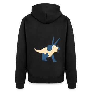 Nedoceratops Dinosaur Dino T-Shirt Enfant - Veste à capuche bio Premium Unisexe - noir - Dos - Nico (187cm)