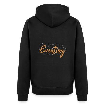 Cavalier Concours complet - Veste à capuche bio Premium Unisexe - noir - Dos - Nico (187cm)