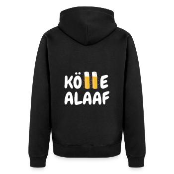 Kölle Alaaf Köln Kölsch Karneval Kölner Alkohol - Veste à capuche bio Premium Unisexe - noir - Dos - Nico (187cm)