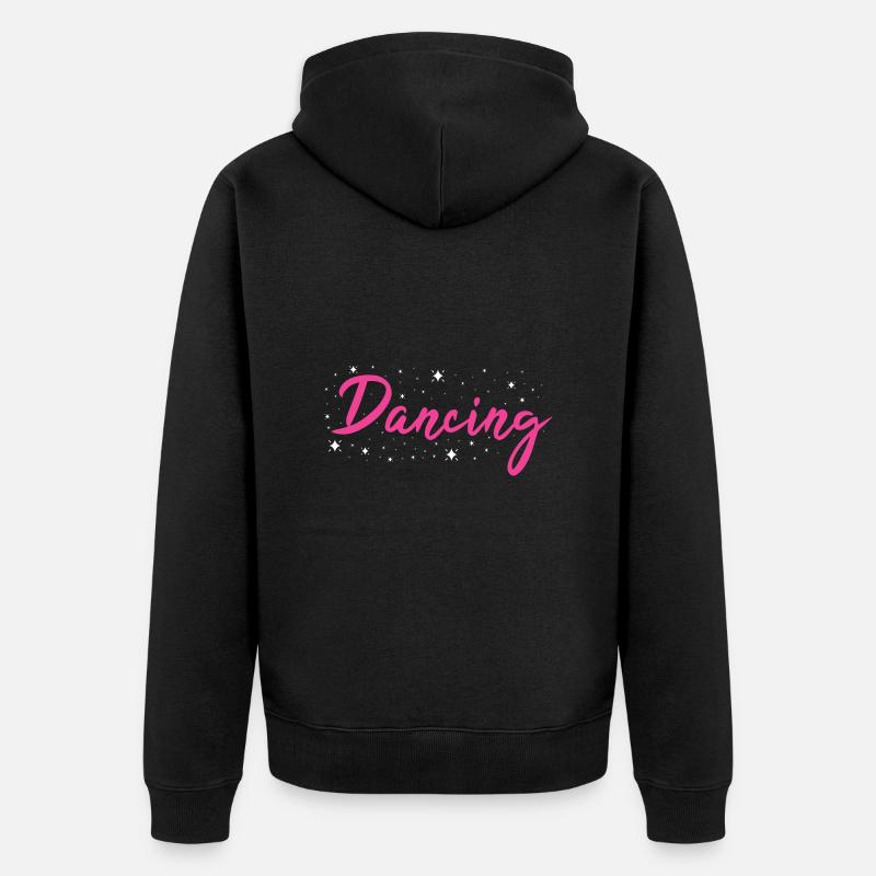 Dancer Dancing - Unisex Premium Bio Zip Hoodie - Schwarz