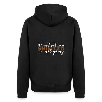 Prenez mon Shih Tzu je ne vais pas - Veste à capuche bio Premium Unisexe - noir - Dos - Nico (187cm)