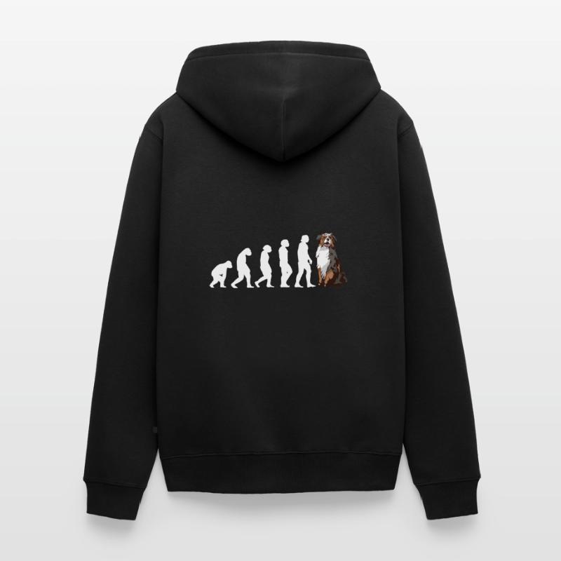 Dog Evolution Aussie Unisex Premium Bio Zip Hoodie