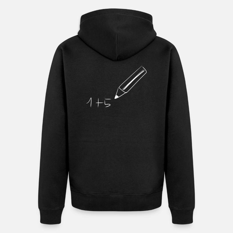stylo à dessiner - Veste à capuche bio Premium Unisexe - noir