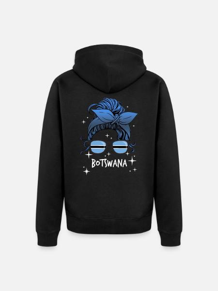 Botswana - Veste à capuche bio Premium Unisexe - noir